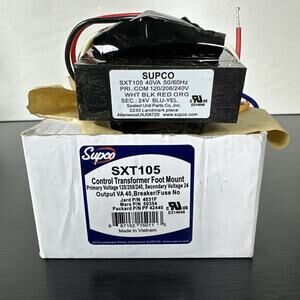 NEW! Supco SXT105 Control Transformer Foot Mount 4031F 50354 42440 Presto A31035
